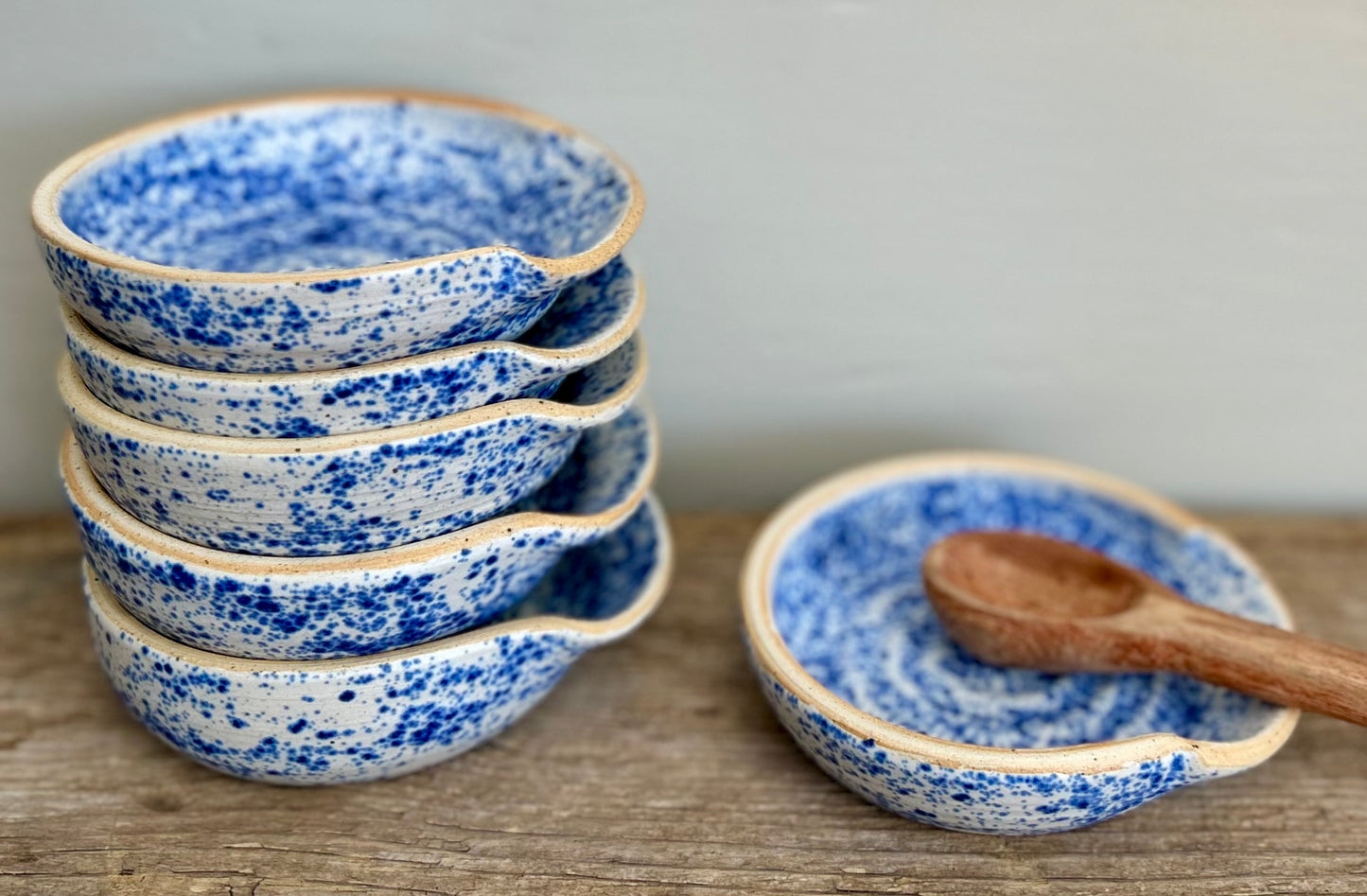 Vintage Splatterware Spoon Rest