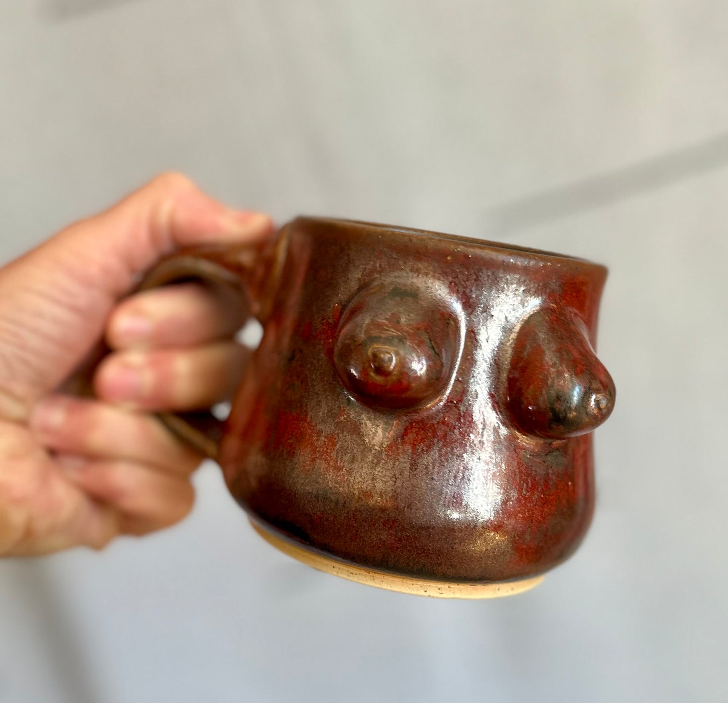 Burnt Copper Goddess Mug (Right Hand)