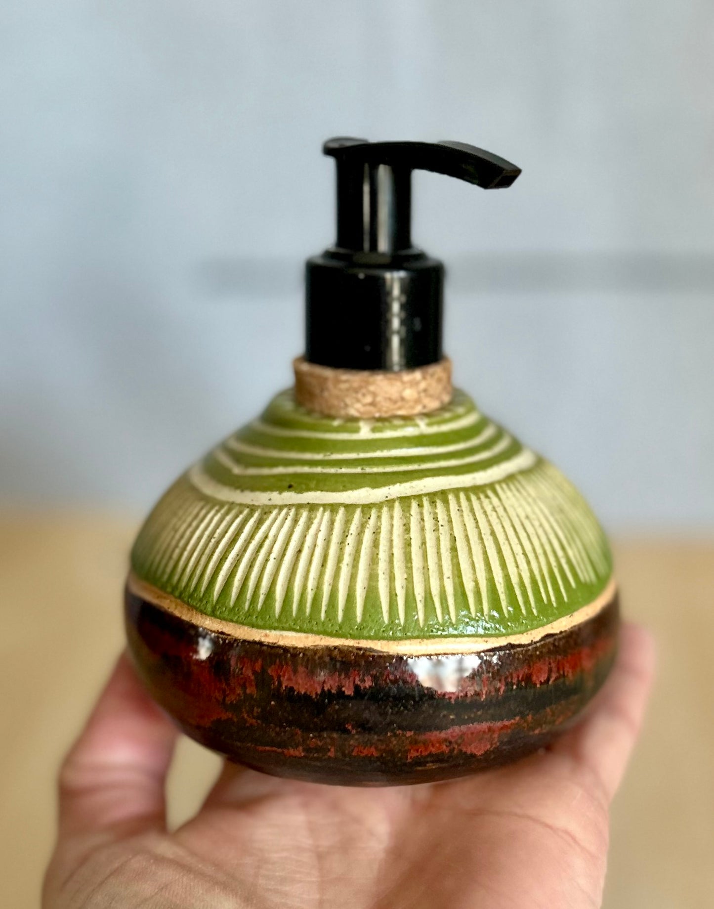 Olive Reeds Copper Bottom Soap Dispenser