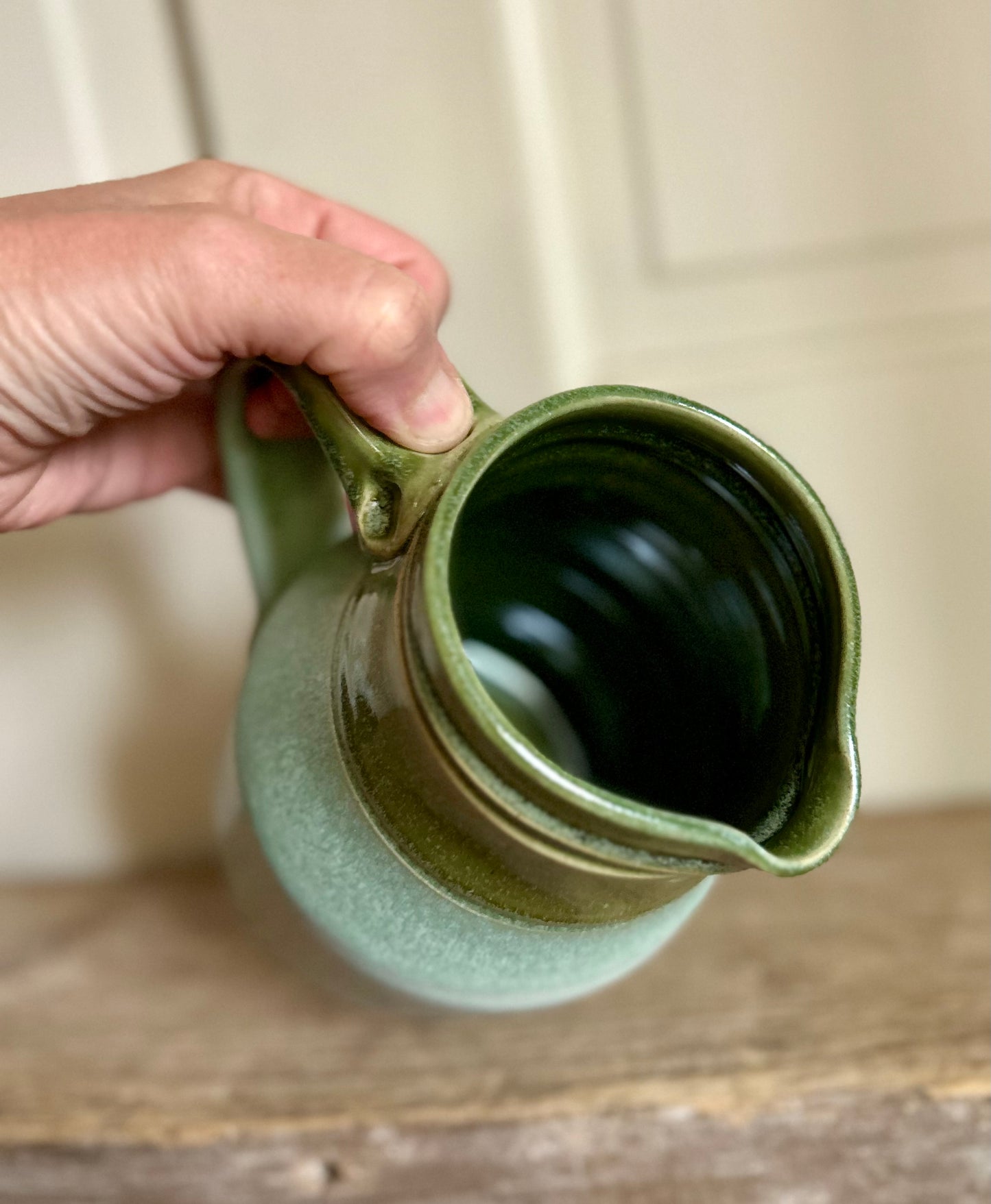 Olive Blossom Pitcher