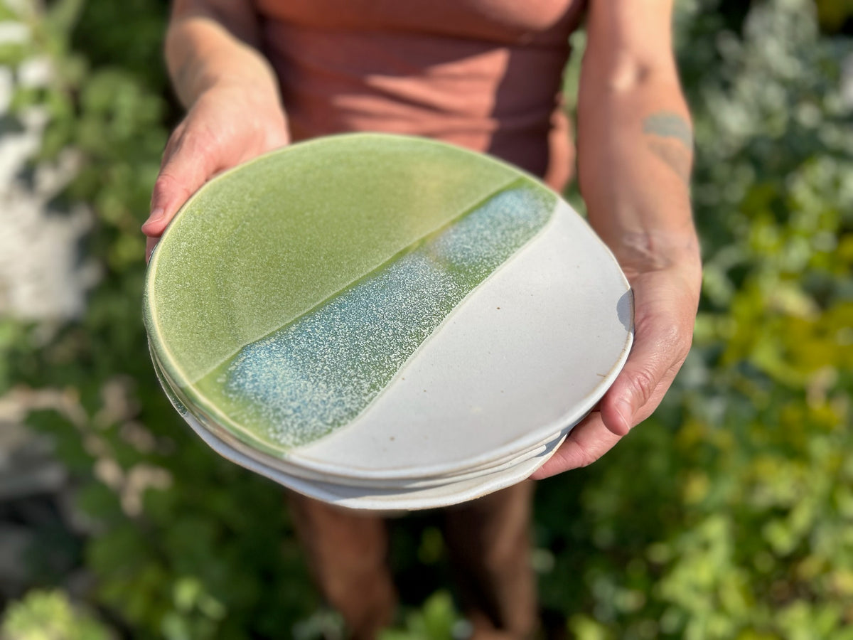 Mossy Alabaster Dinner Plate