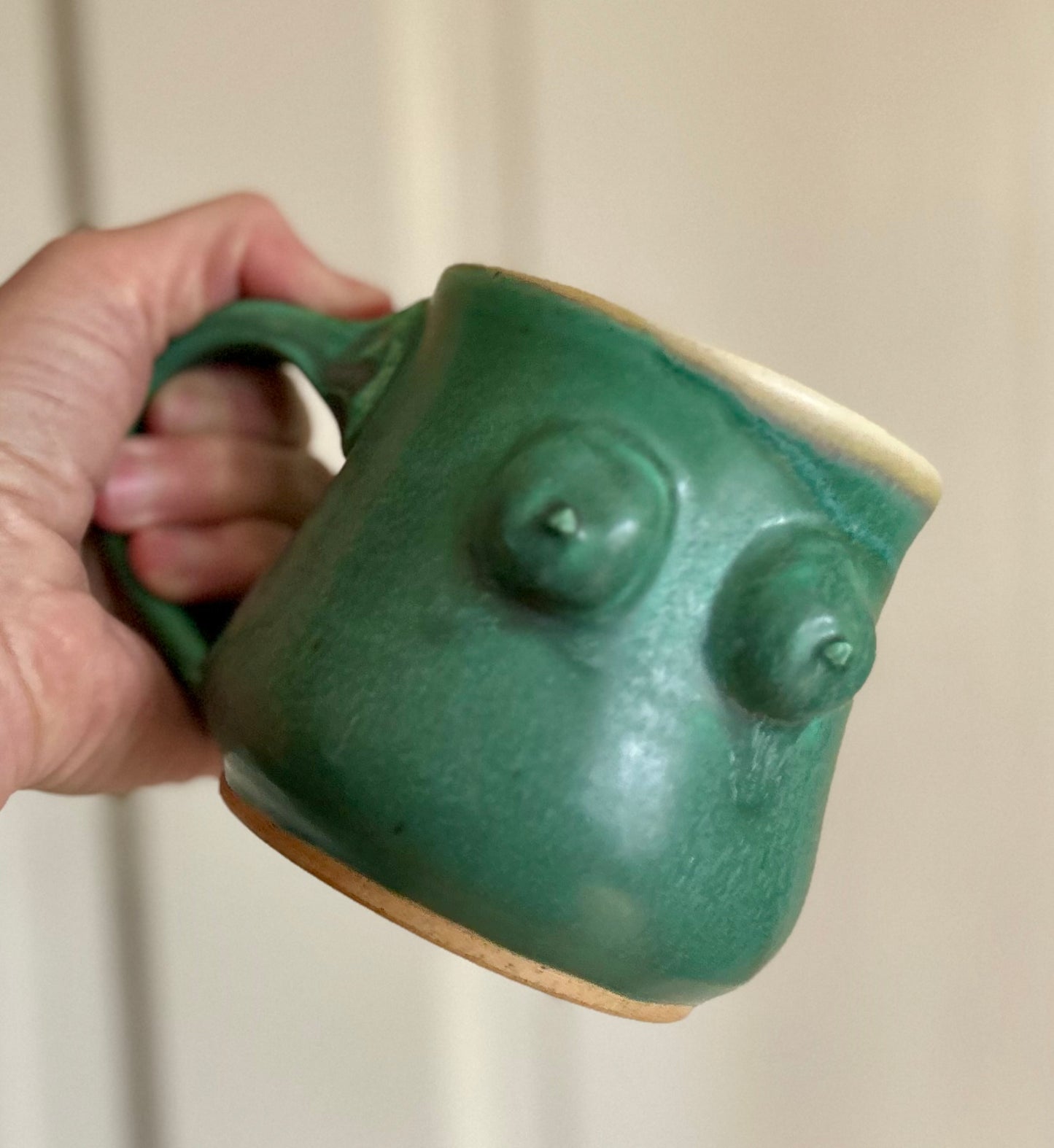 Copper Patina Goddess Mug (Right Hand)