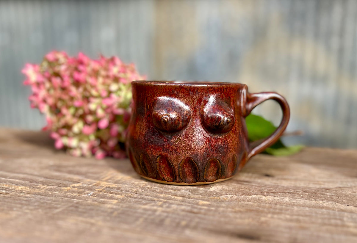 Burnt Copper Goddess Mug