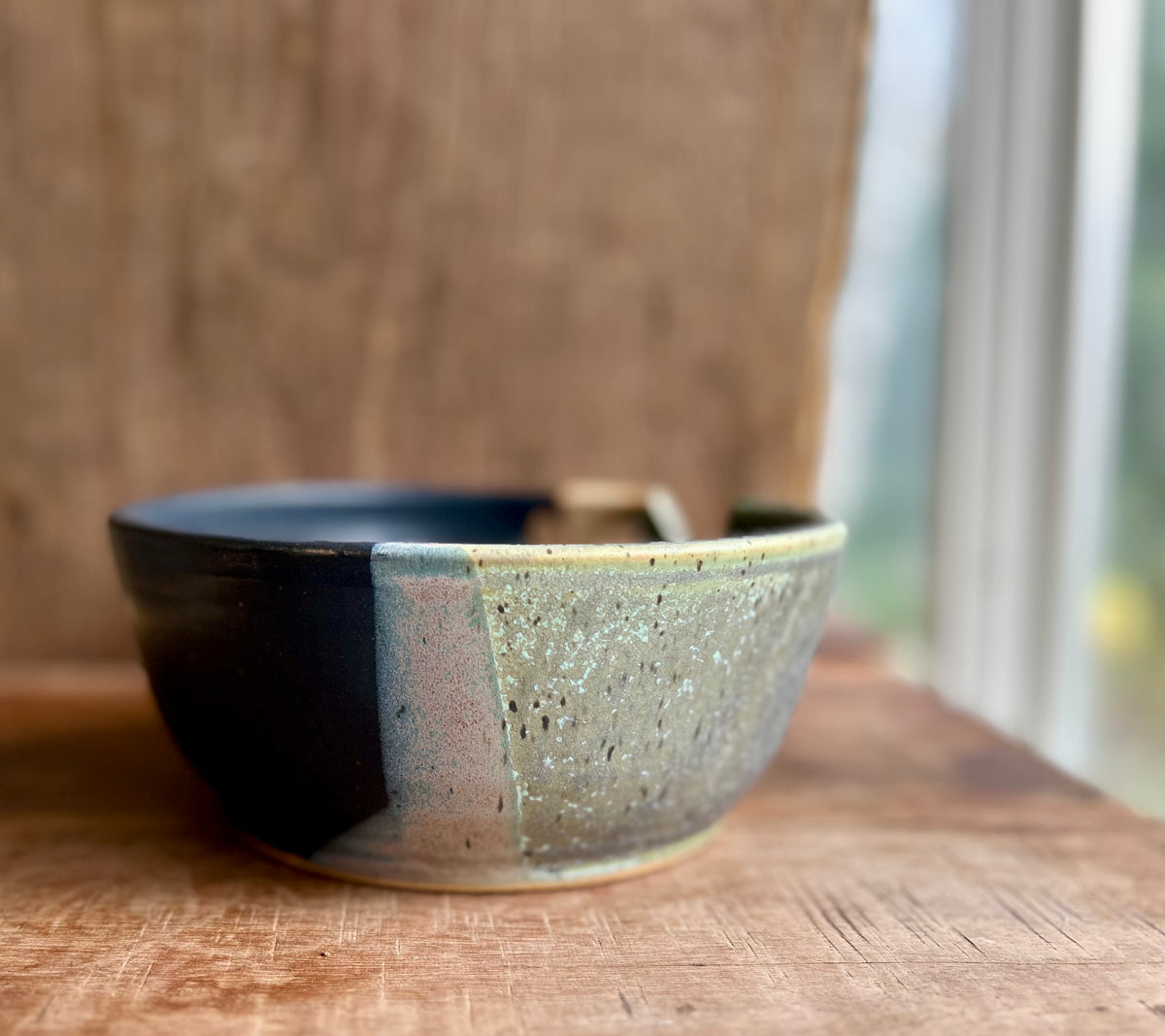 New Moon & Lichen Yarn Bowl