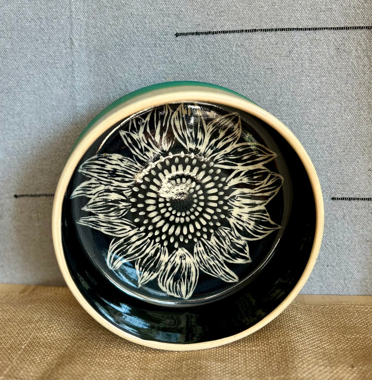 Sunflower Gathering Bowl