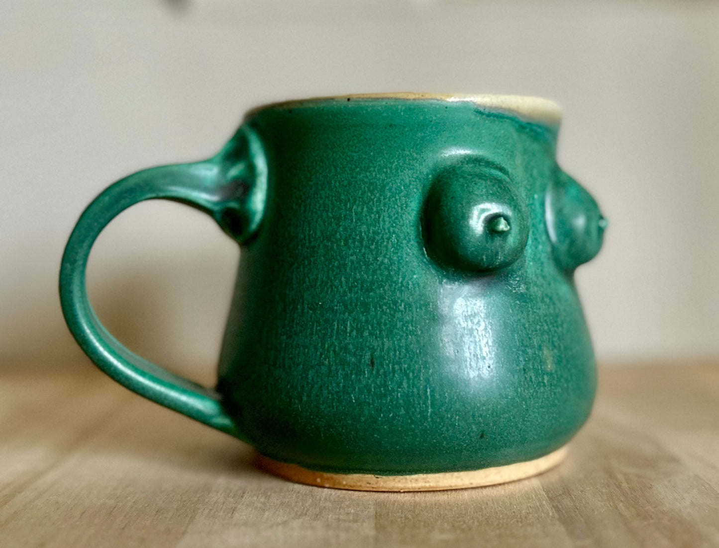 Copper Patina Goddess Mug (Right Hand)
