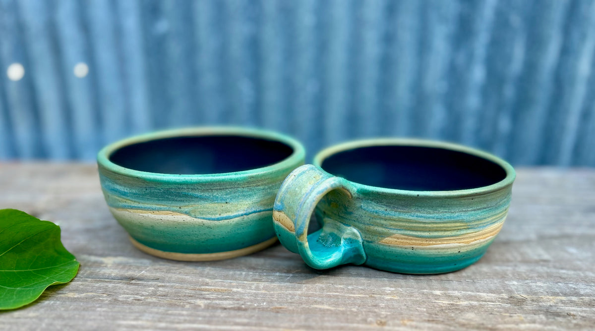Emerald Sky Soup Bowl