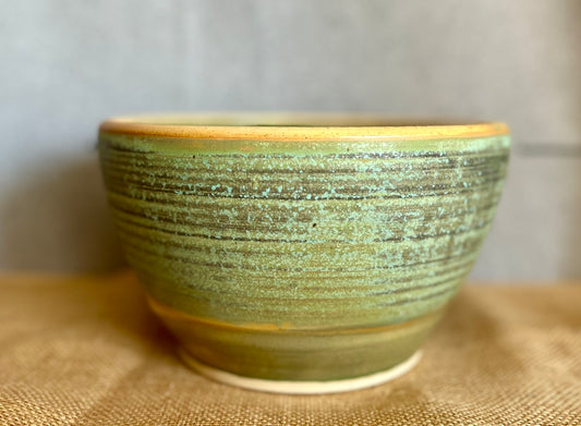 Lichen Over A Pond Serving Bowl