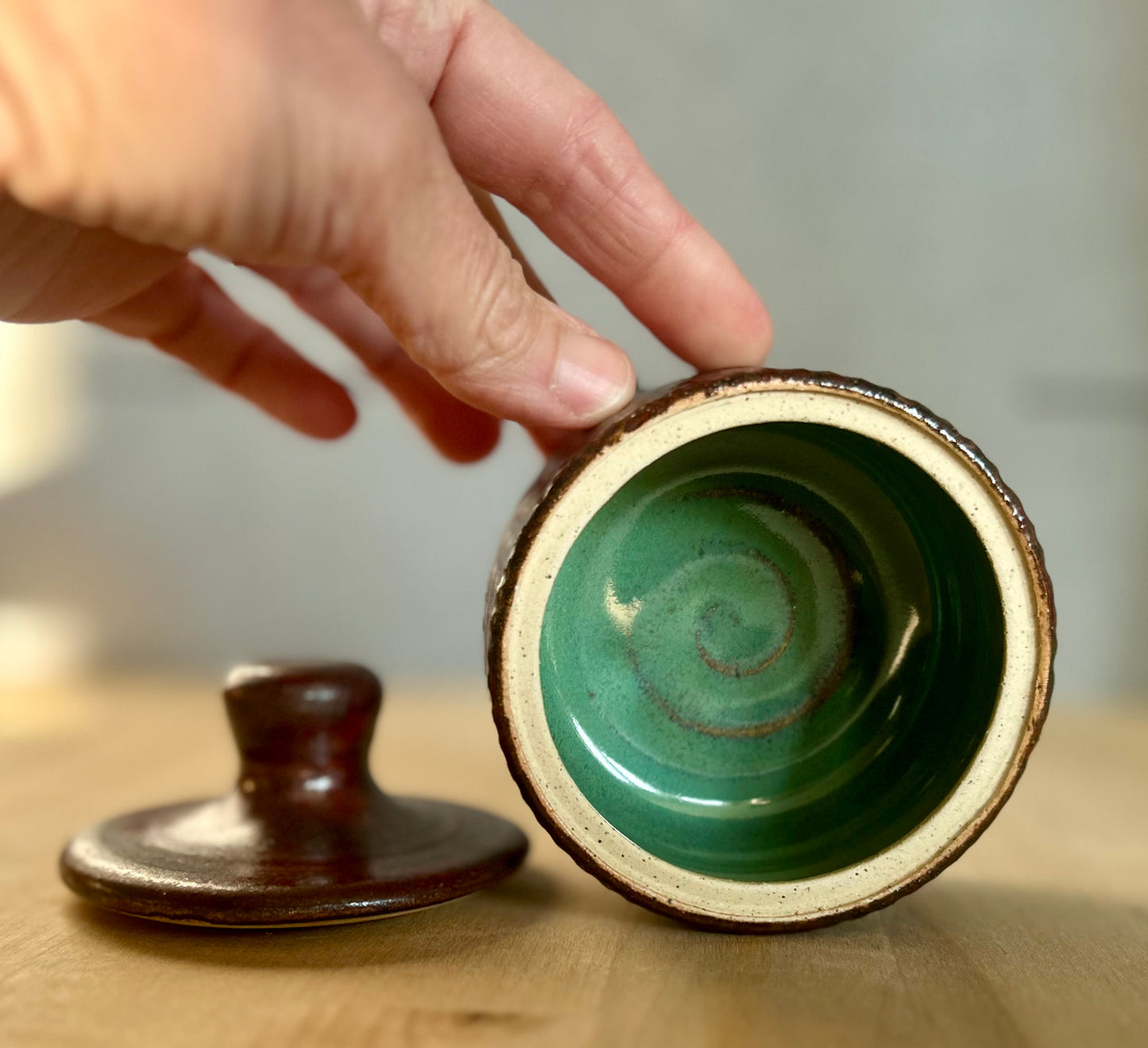 Ancient Copper Salt Cellar