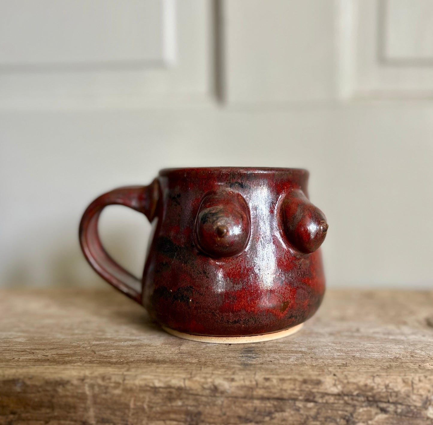 Burnt Copper Goddess Mug (Left Hand)