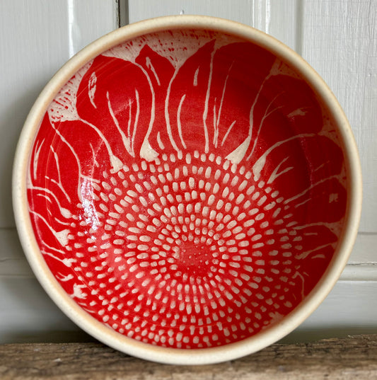 Sunflower Serving Bowl
