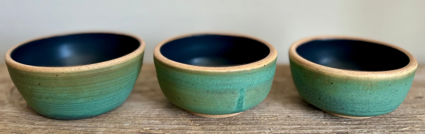 Old Copper, Black Matte. set of 3