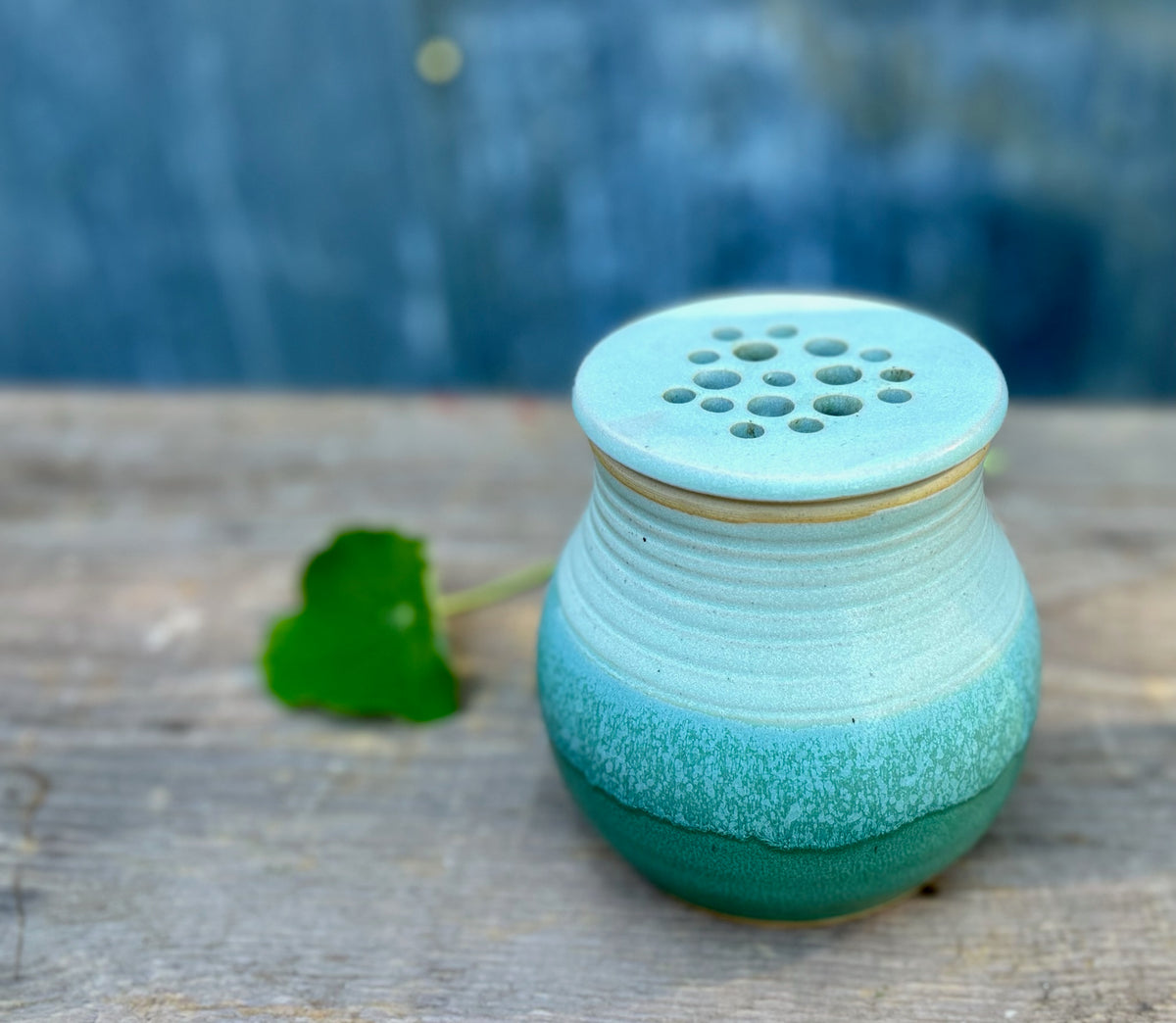 Blossom Vase w/ Frog Lid