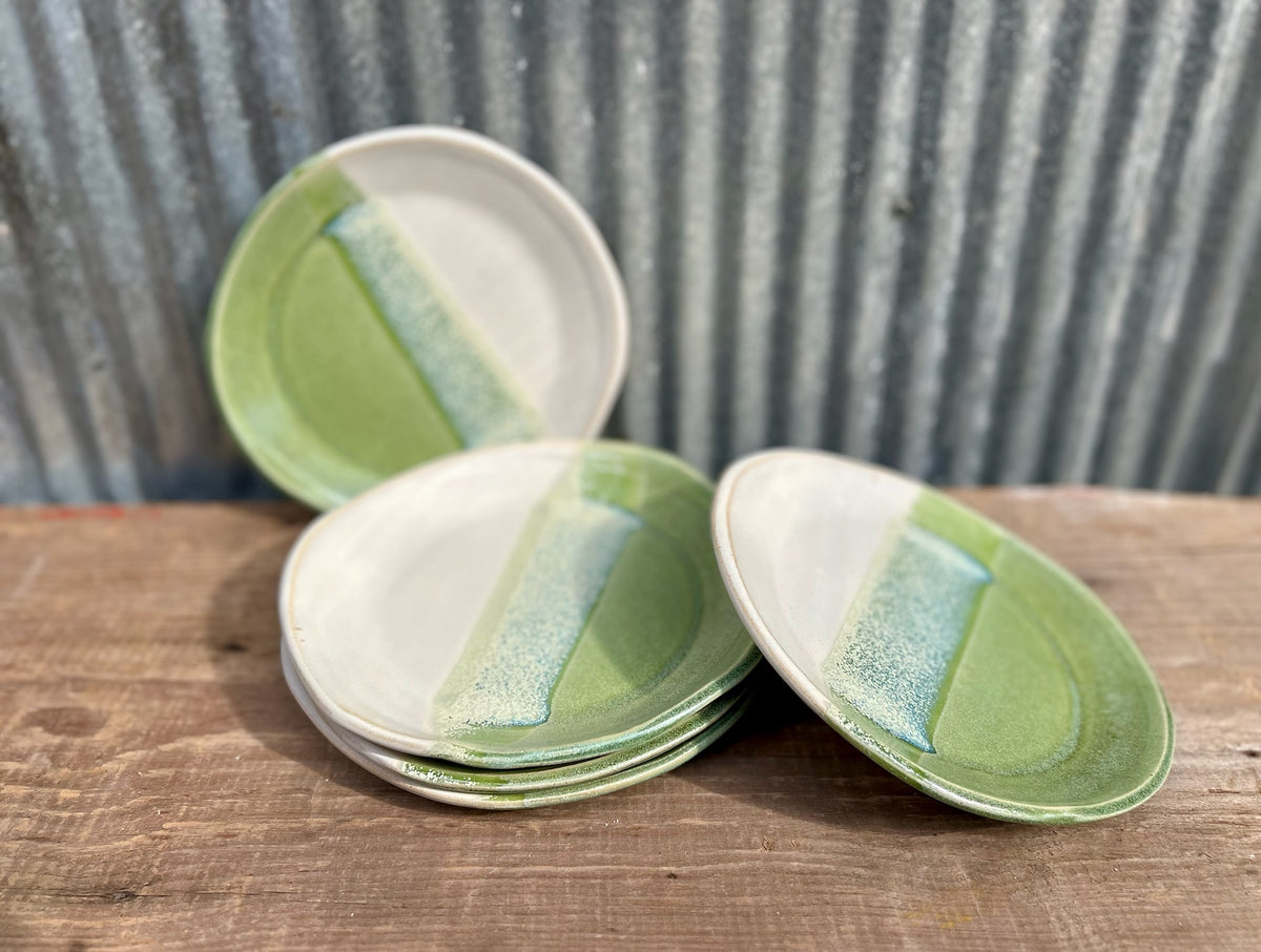 Mossy Alabaster Salad Plate