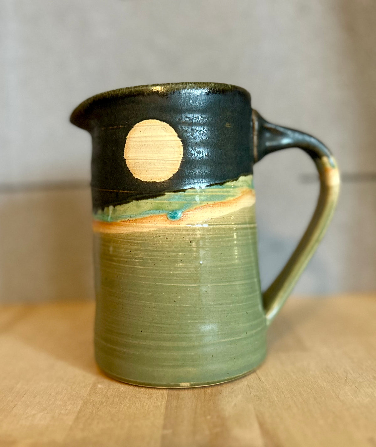 Moon Pitcher Full Moon Pitcher – Garden Girl Stoneware