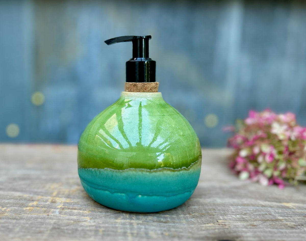 Fern Over Water Soap Dispenser