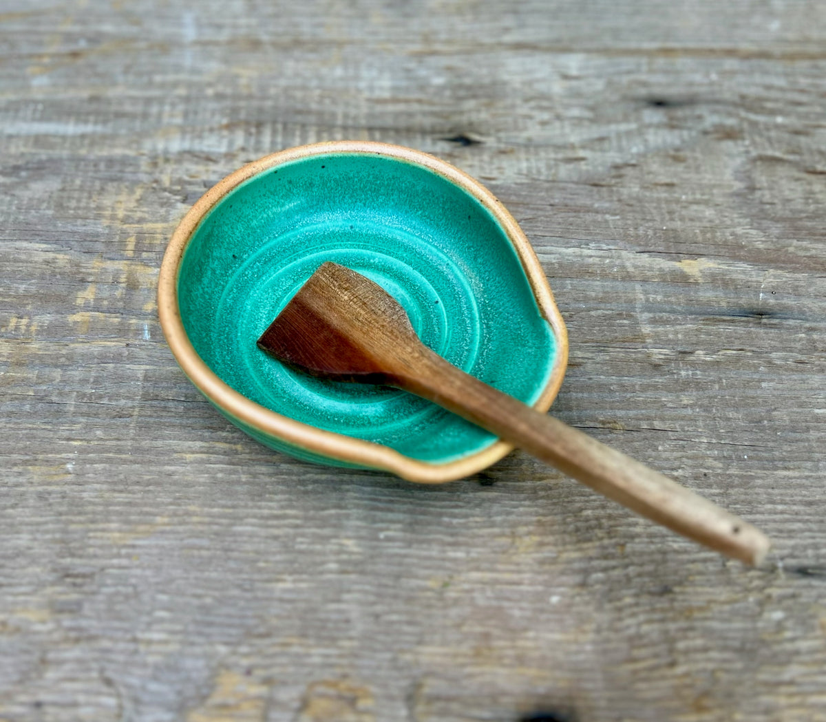 Satin Patina Spoon Rest