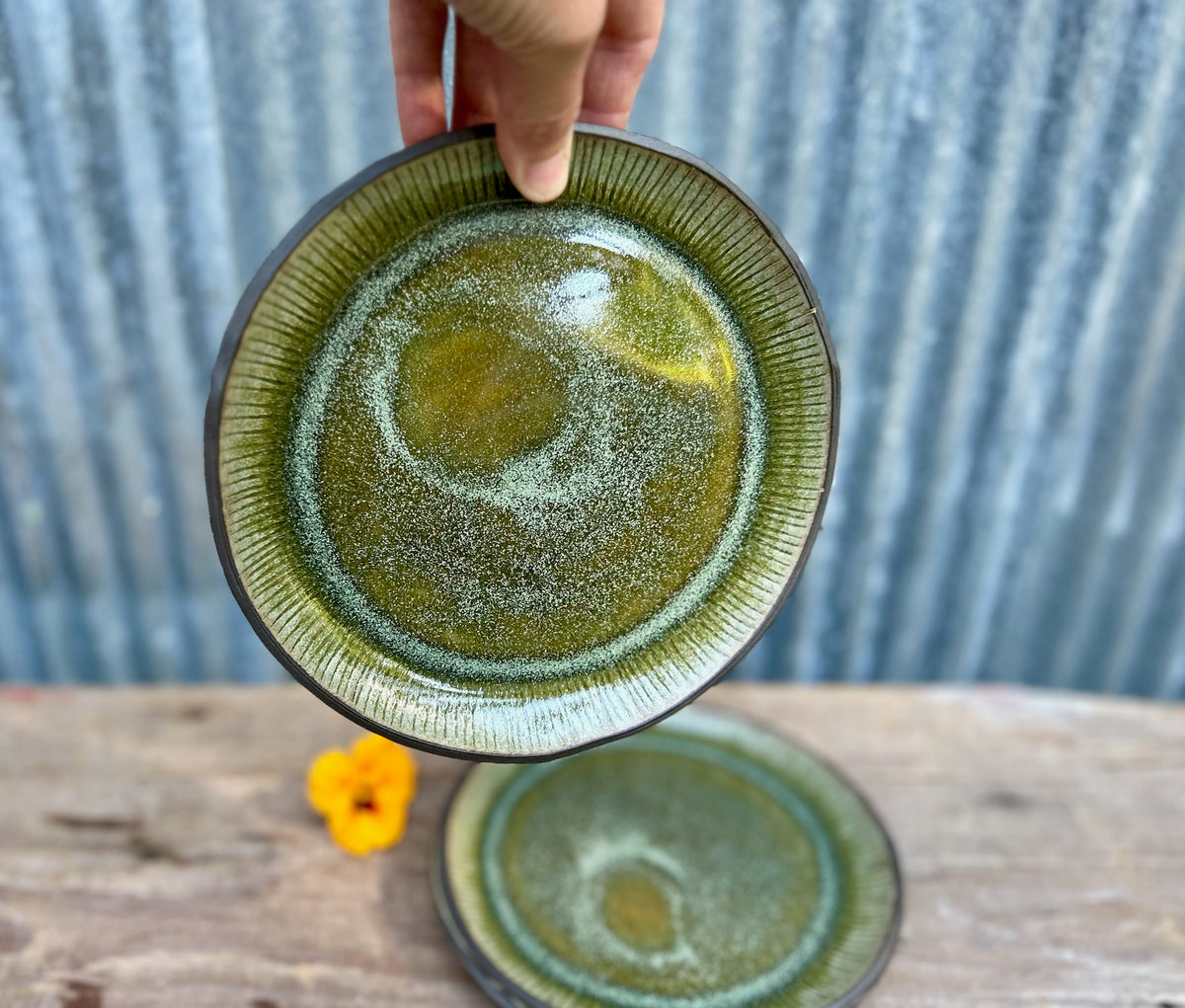 Forest Fern Salad Plate