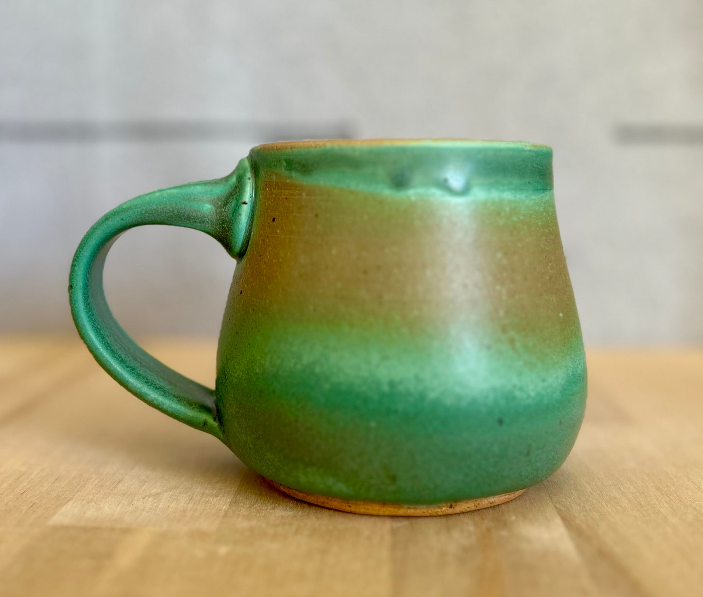 Copper Patina Goddess Mug (Left Hand)