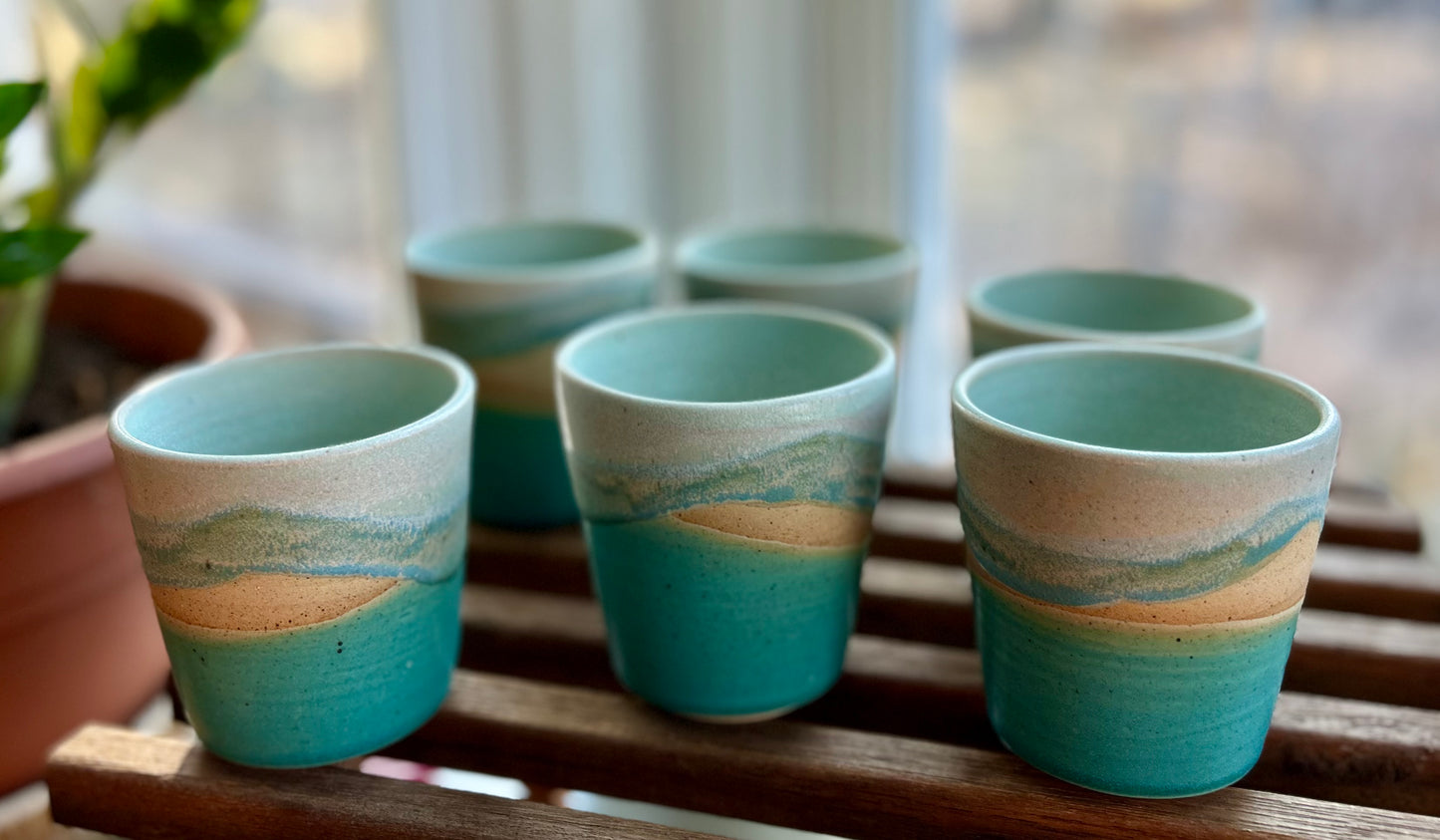 Whitefish Dunes Cup, set of 4