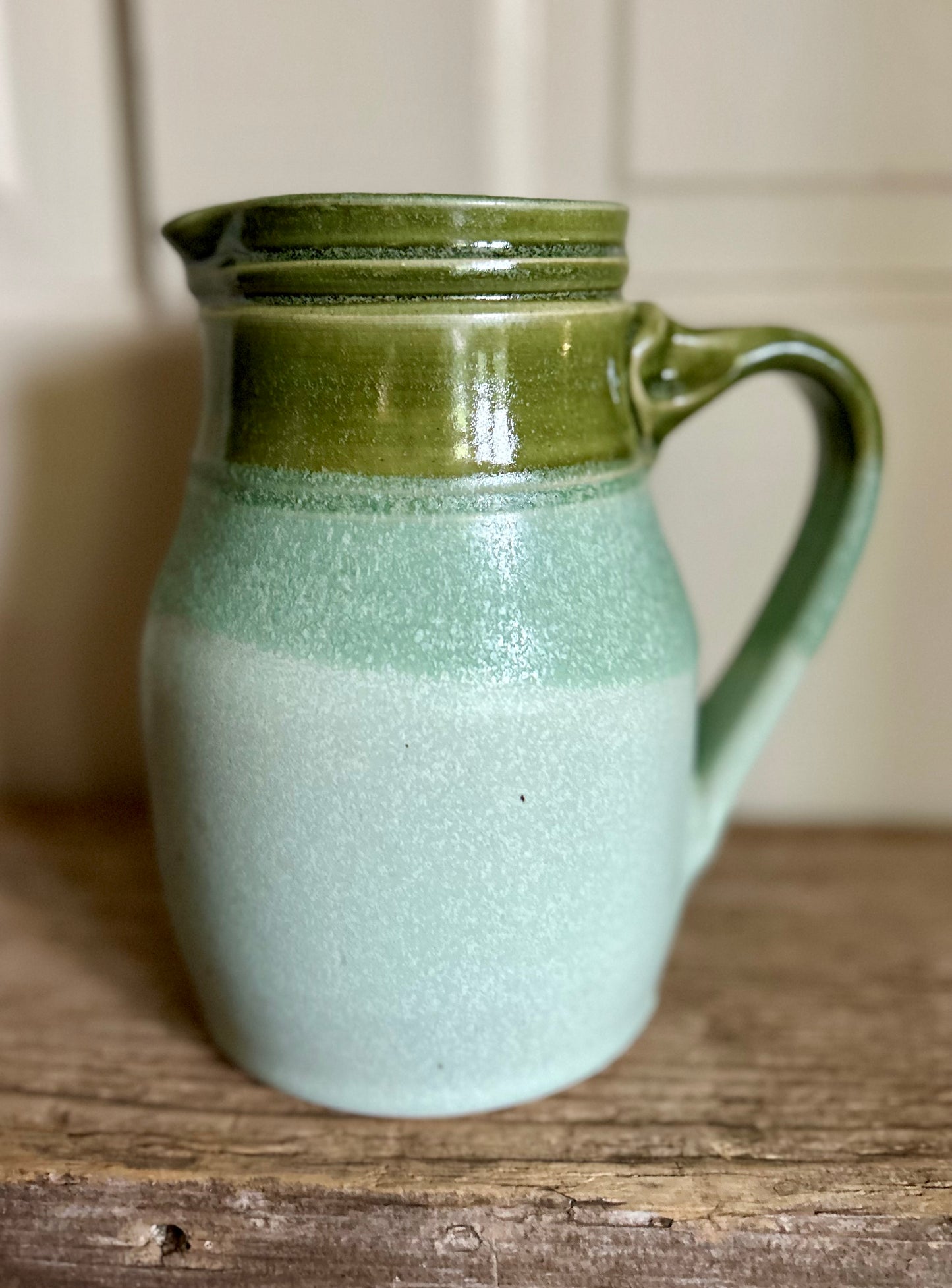 Olive Blossom Pitcher