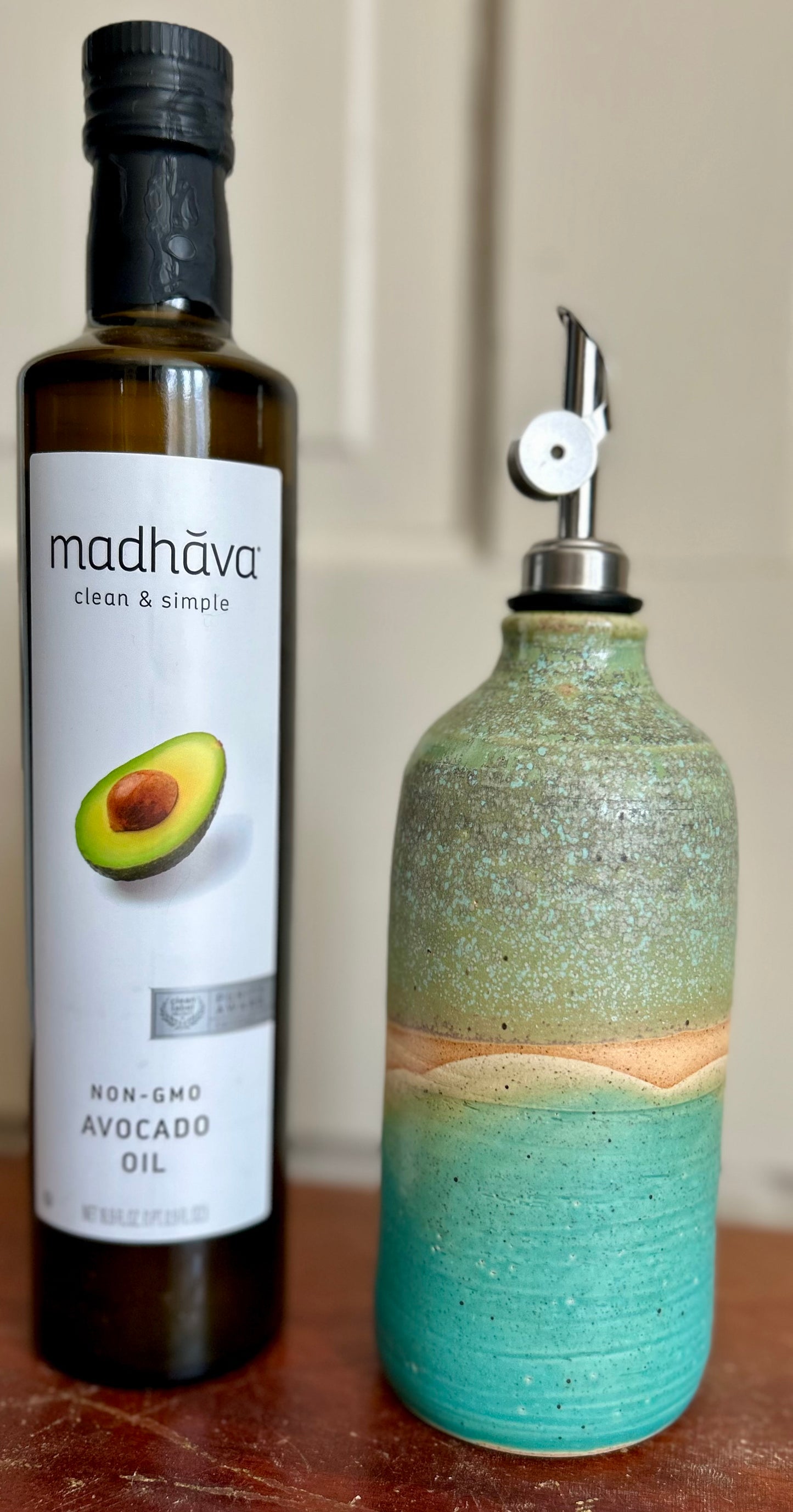 Lichen Over Lake Oil Bottle