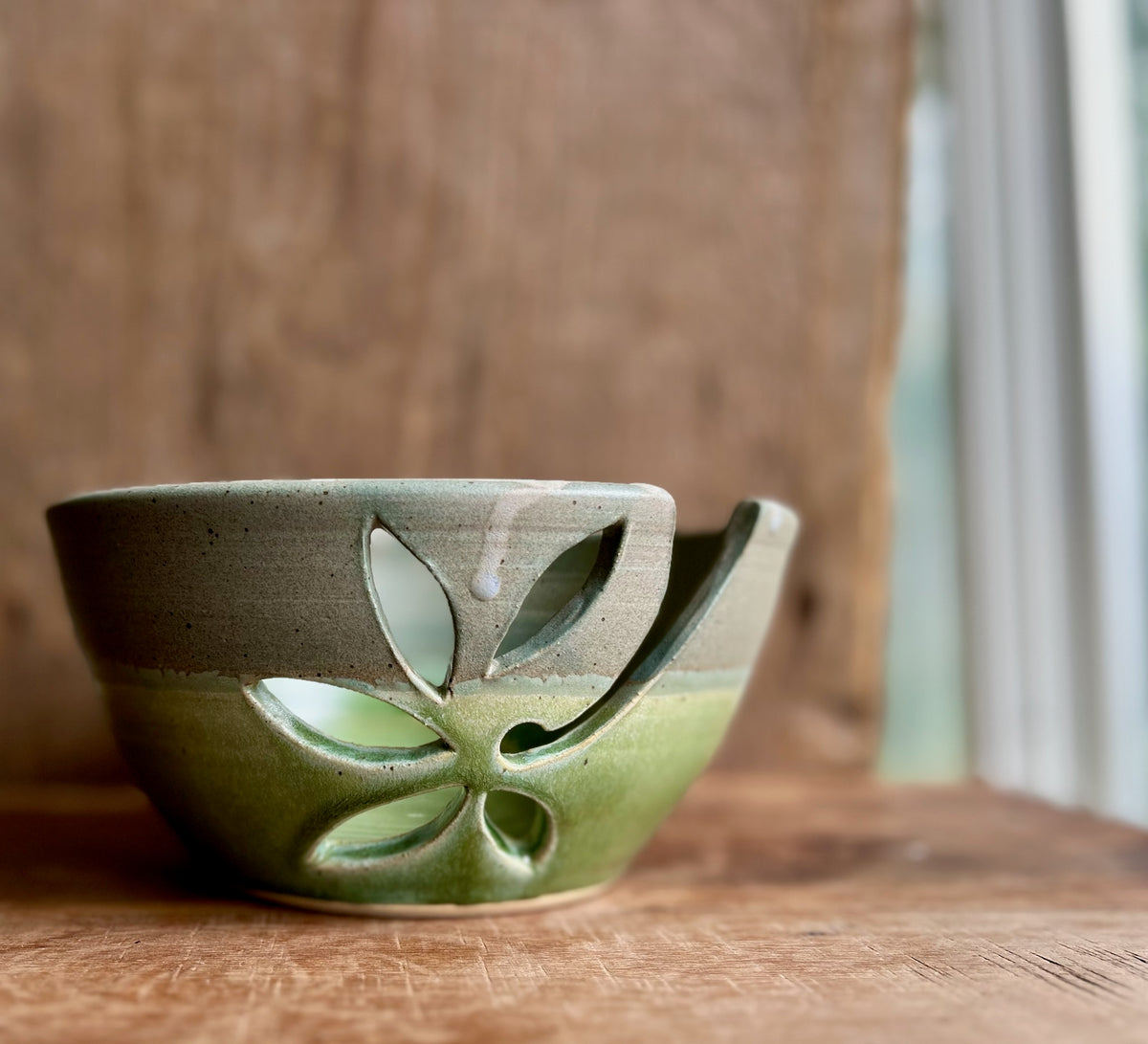 Mossy Slate Yarn Bowl