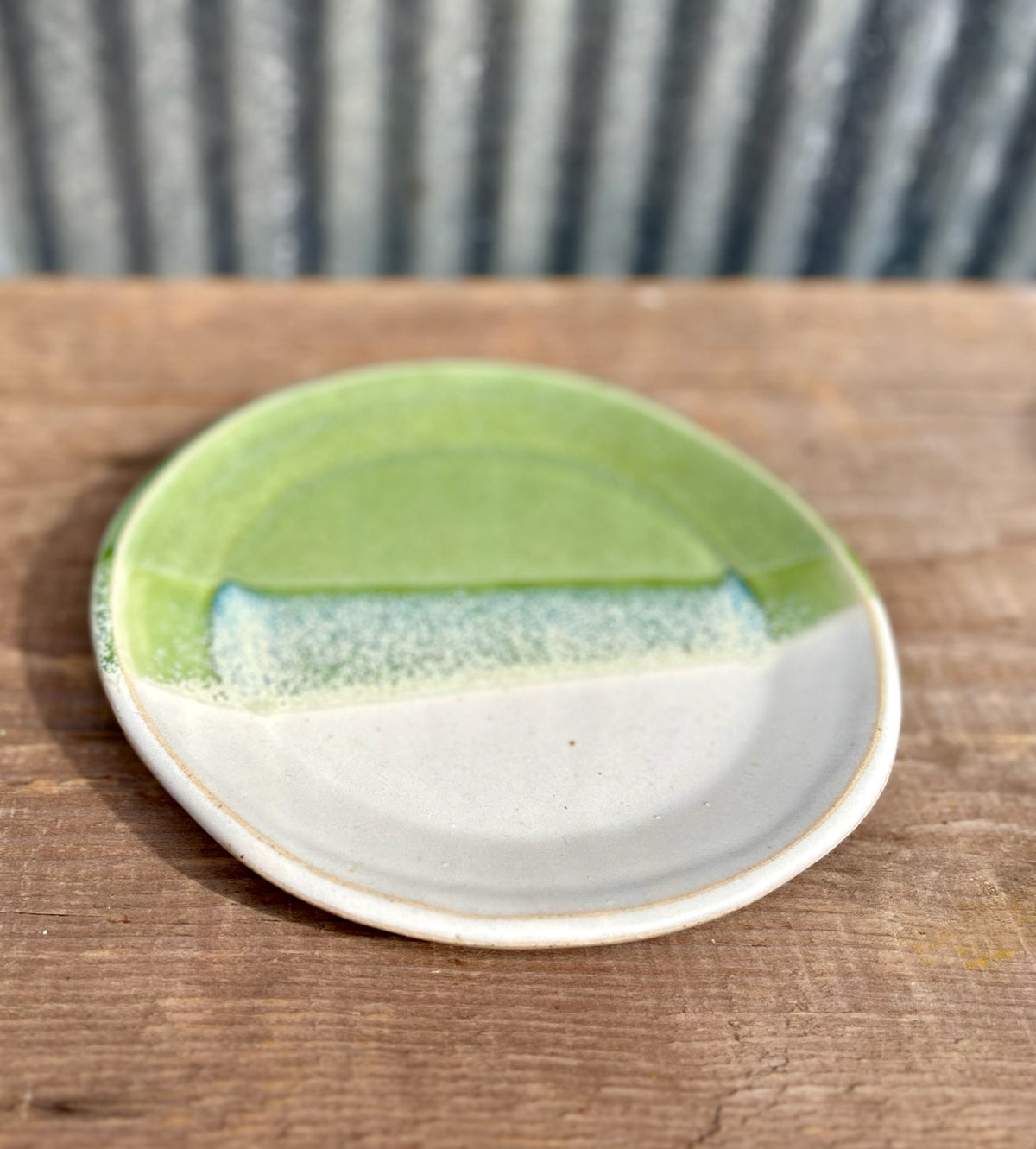 Mossy Alabaster Salad Plate