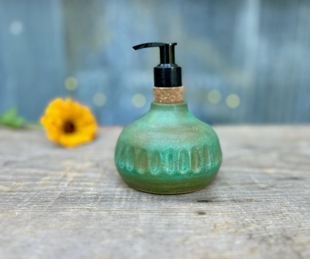 Copper Patina Soap Dispenser