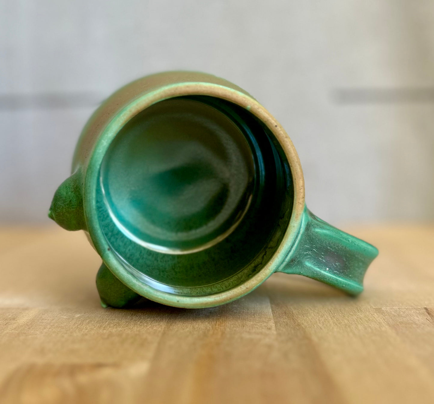 Copper Patina Goddess Mug (Left Hand)