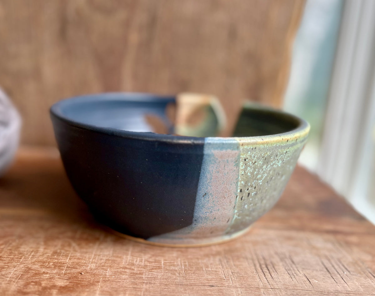 New Moon & Lichen Yarn Bowl
