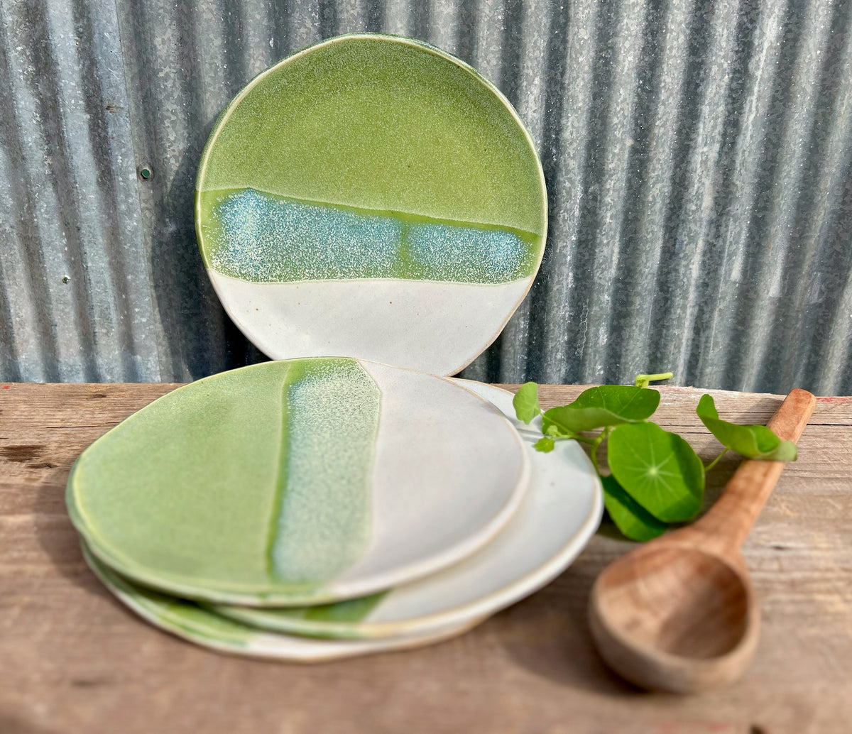 Mossy Alabaster Dinner Plate