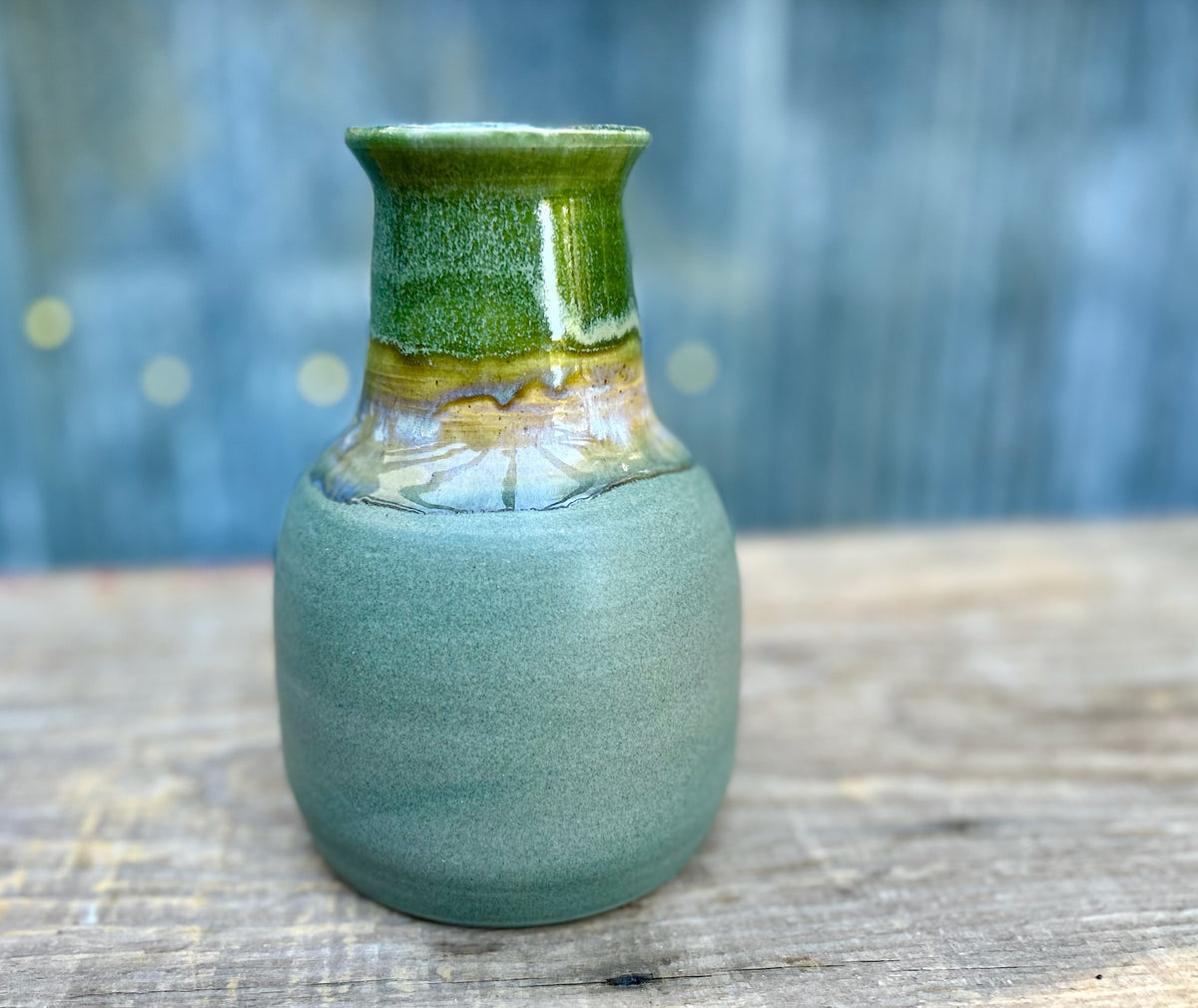 Mossy Slate Vase