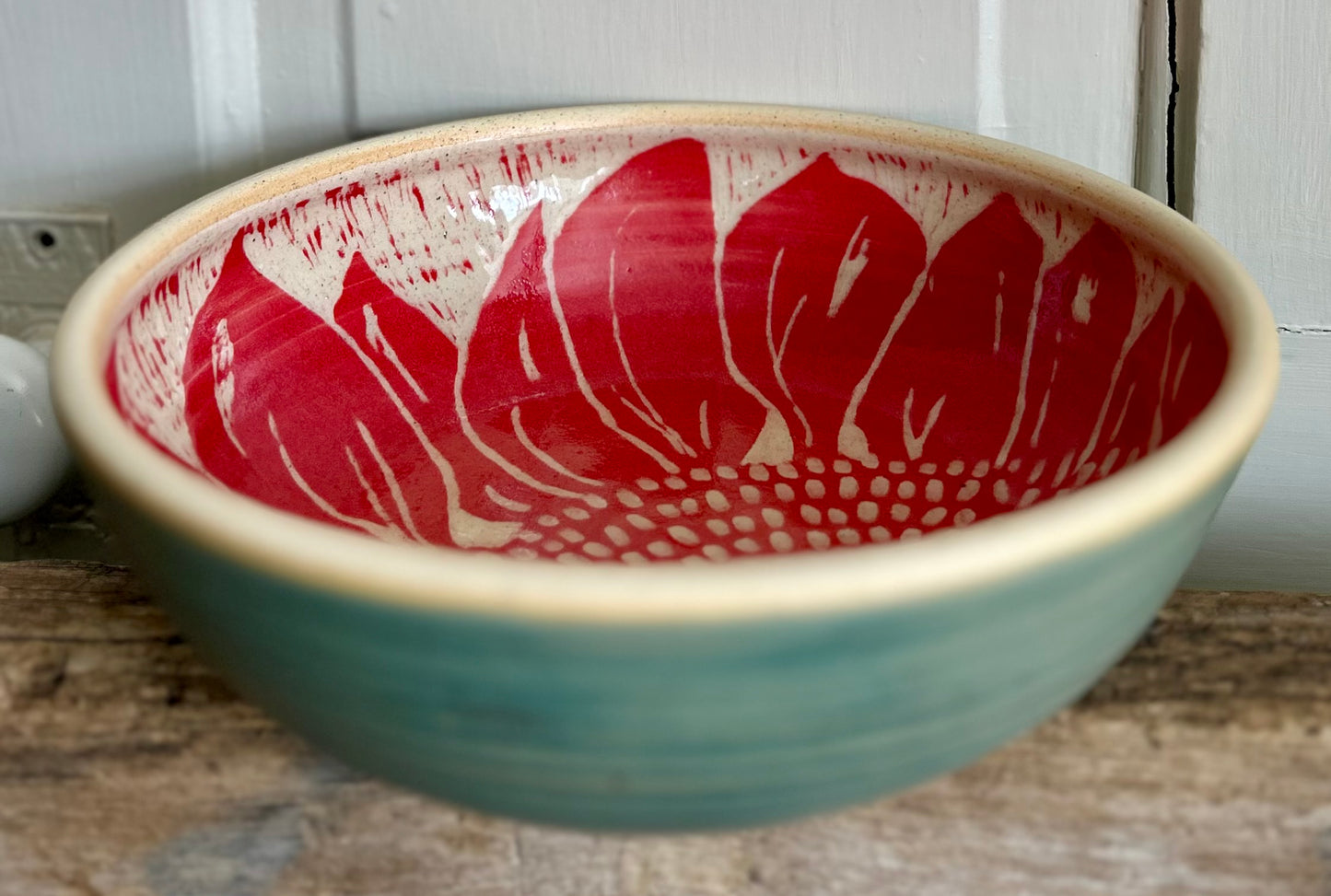 Sunflower Serving Bowl