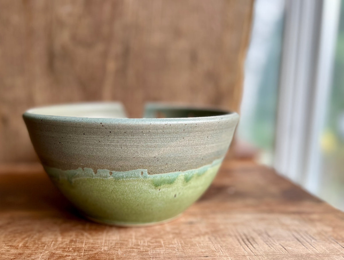 Mossy Slate Yarn Bowl