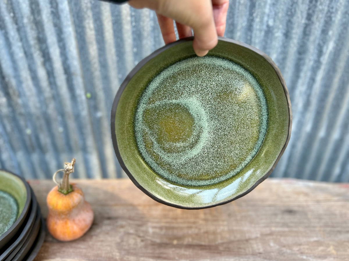 Forest Fern Rimmed Plate