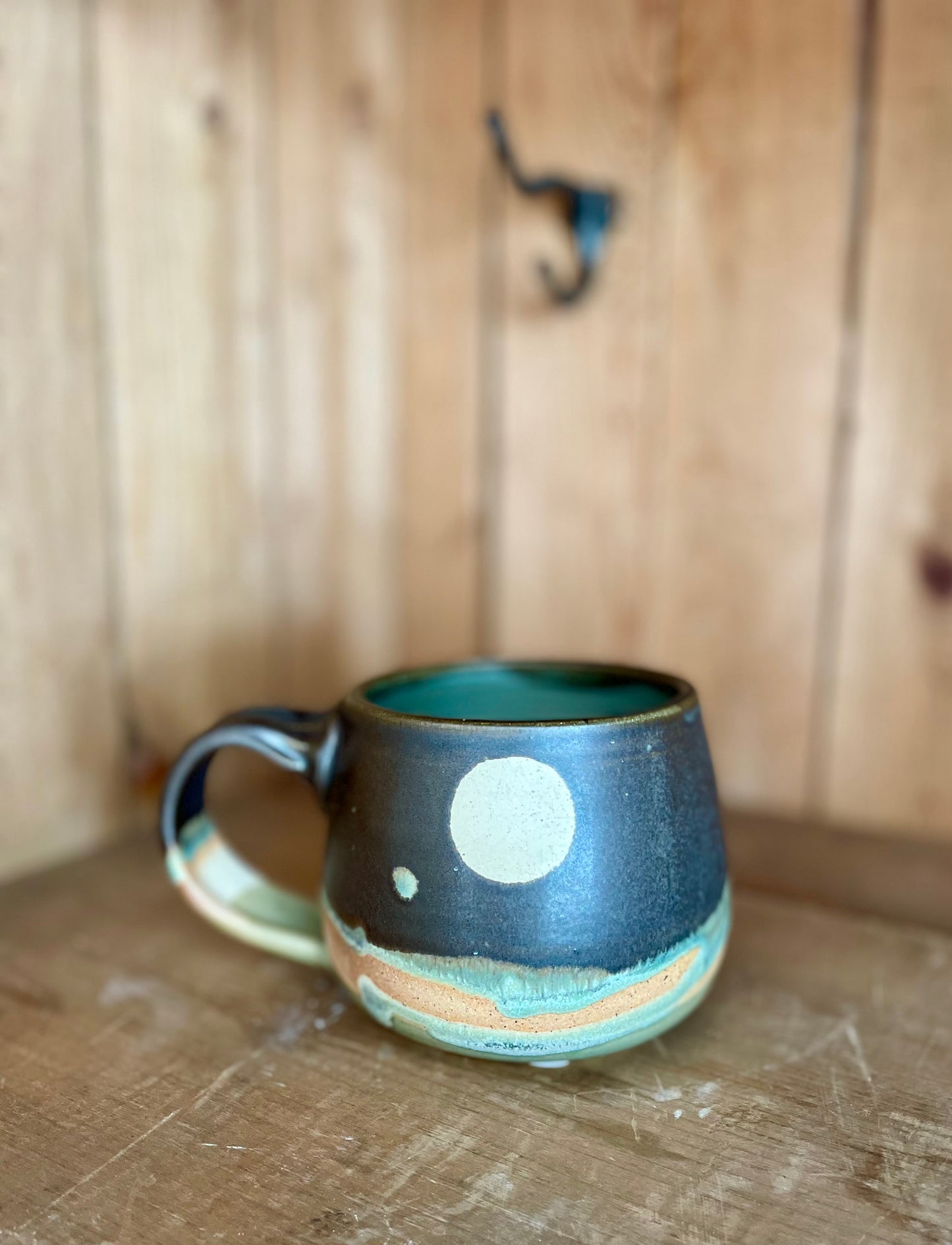 Round Full Moon Mug Artichoke