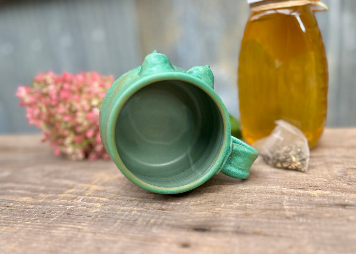 Copper Patina Goddess Mug
