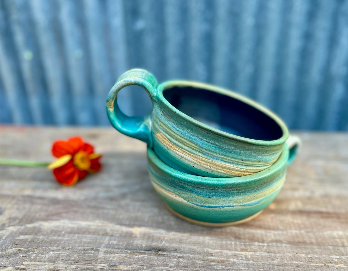 Emerald Sky Soup Bowl