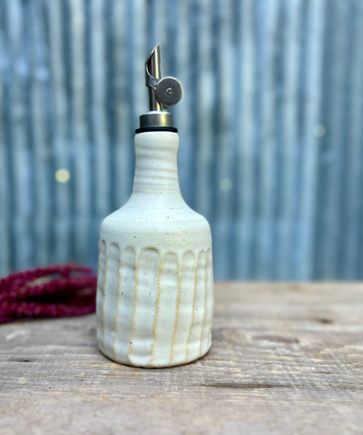 Alabaster Oil Bottle