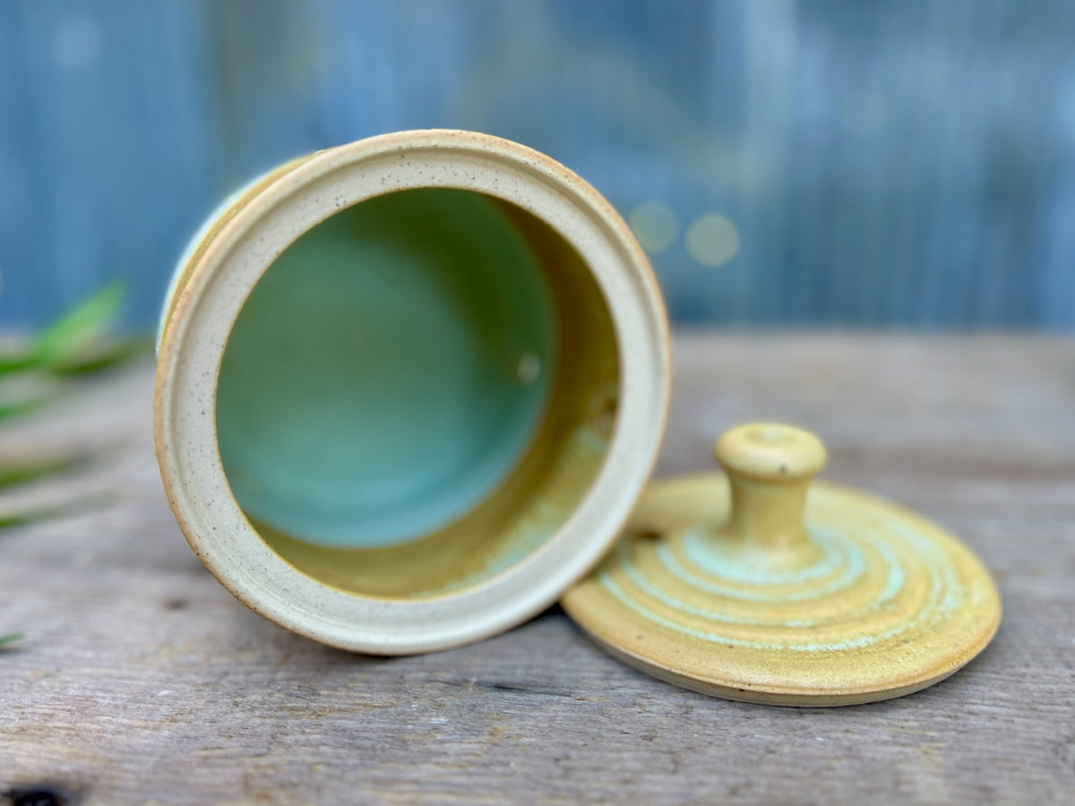 Maple & Flora Garlic Storage Jar