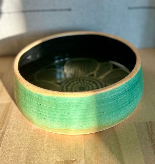 Abstract Daisy Gathering Bowl