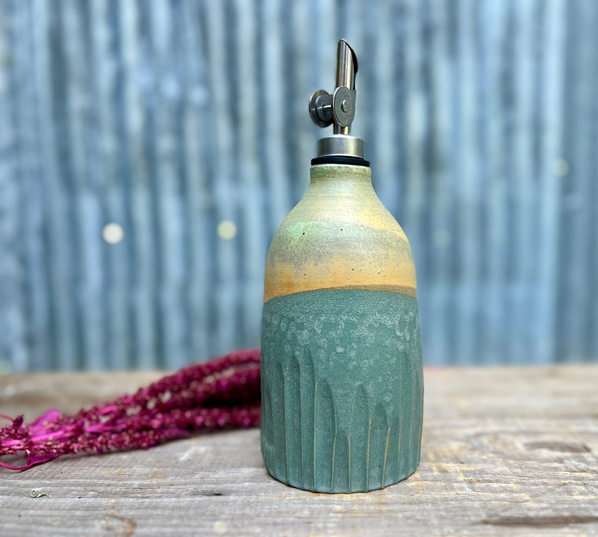 Lichen Over Slate Oil Bottle