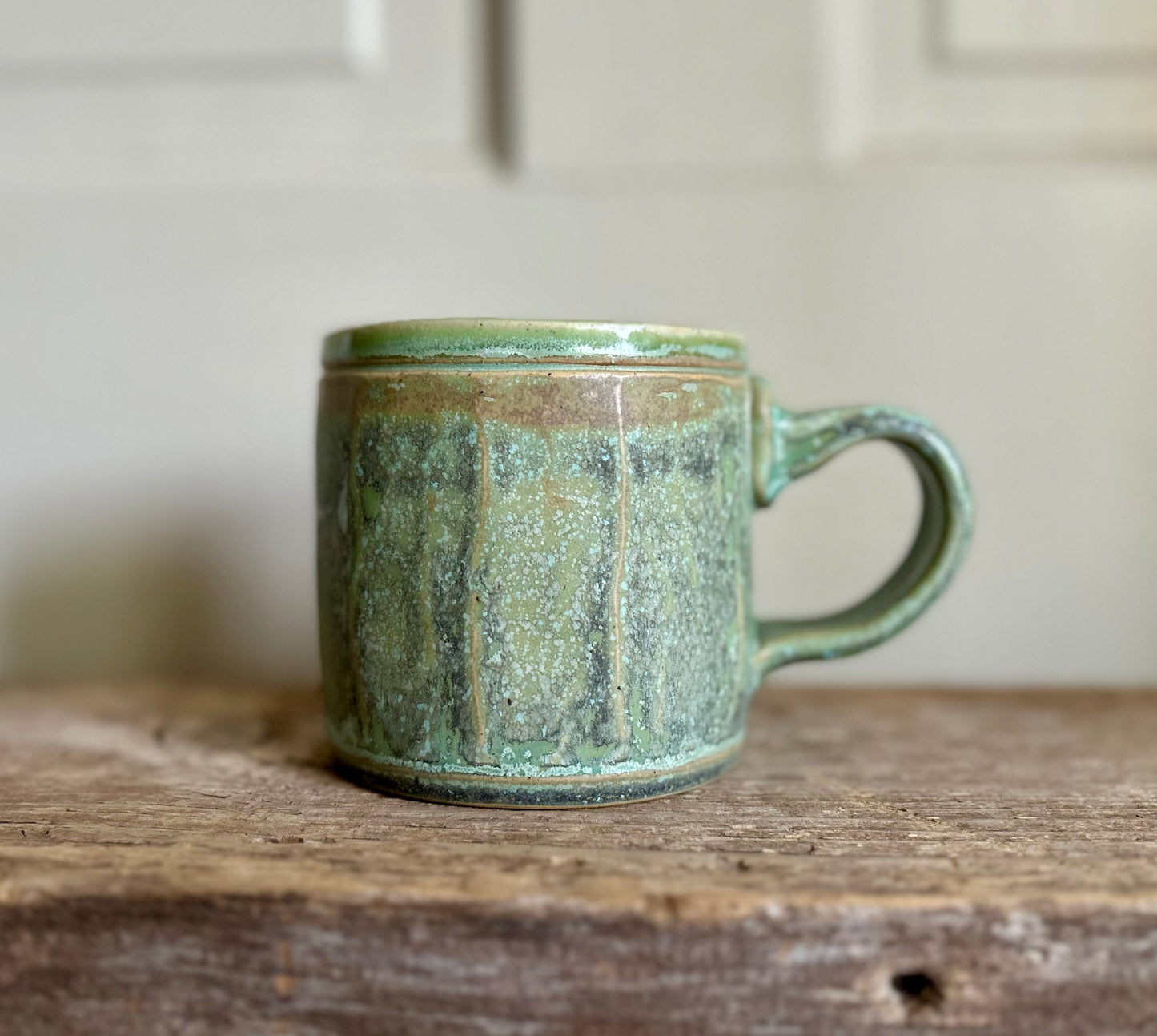 Lichen & Honeydew Mug, Faceted