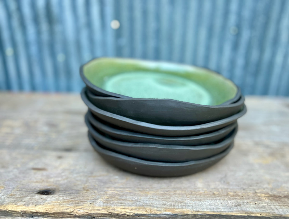 Forest Fern Rimmed Plate
