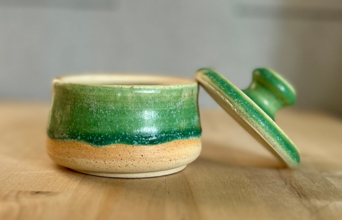 Jade Green Salt Cellar
