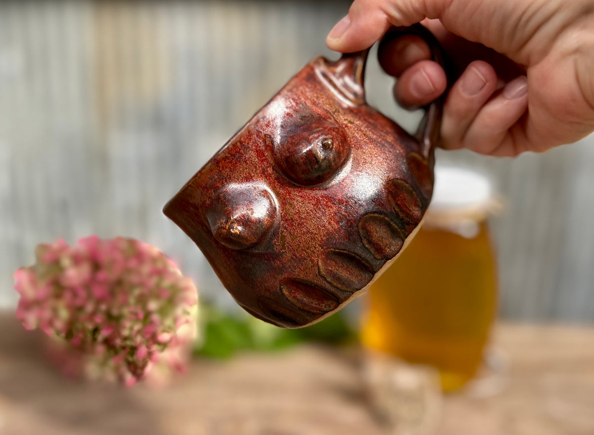 Burnt Copper Goddess Mug