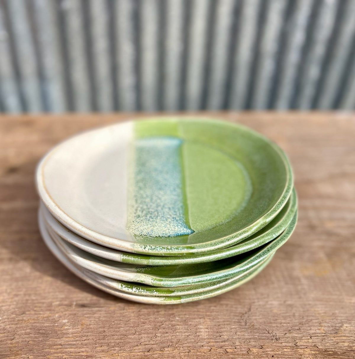 Mossy Alabaster Salad Plate