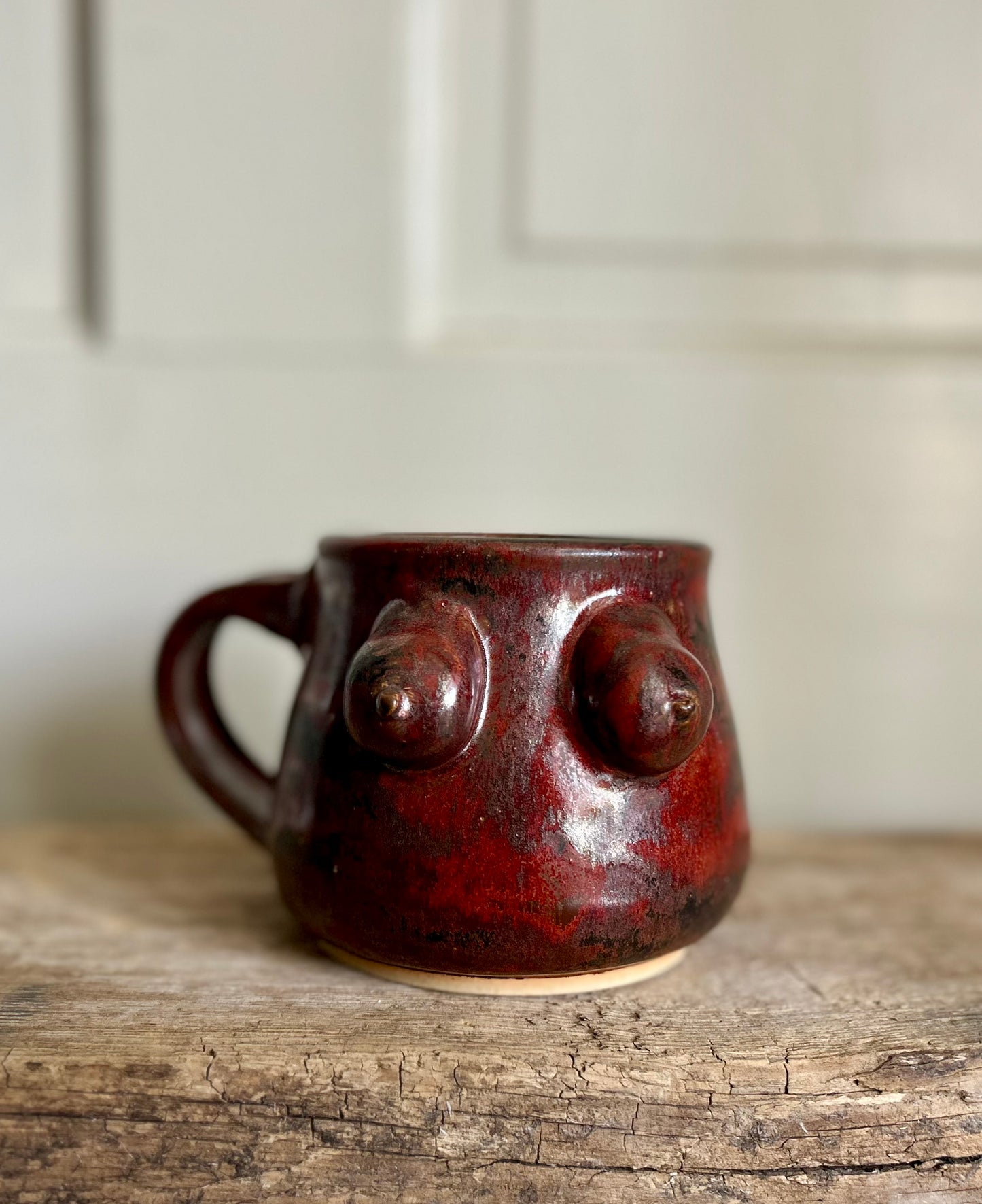 Burnt Copper Goddess Mug (Left Hand)