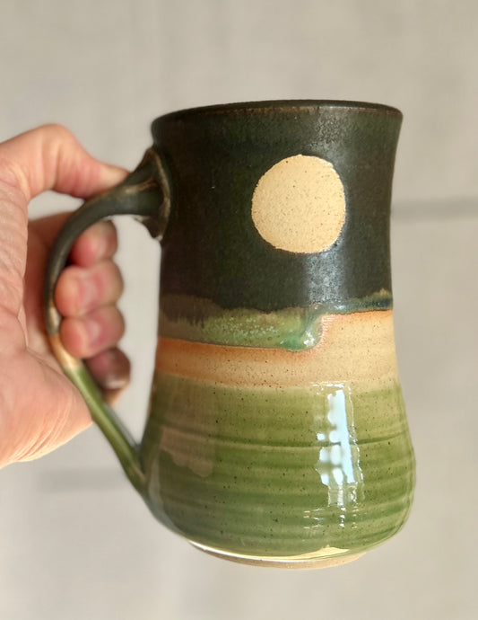 Hourglass Moon Mug Artichoke